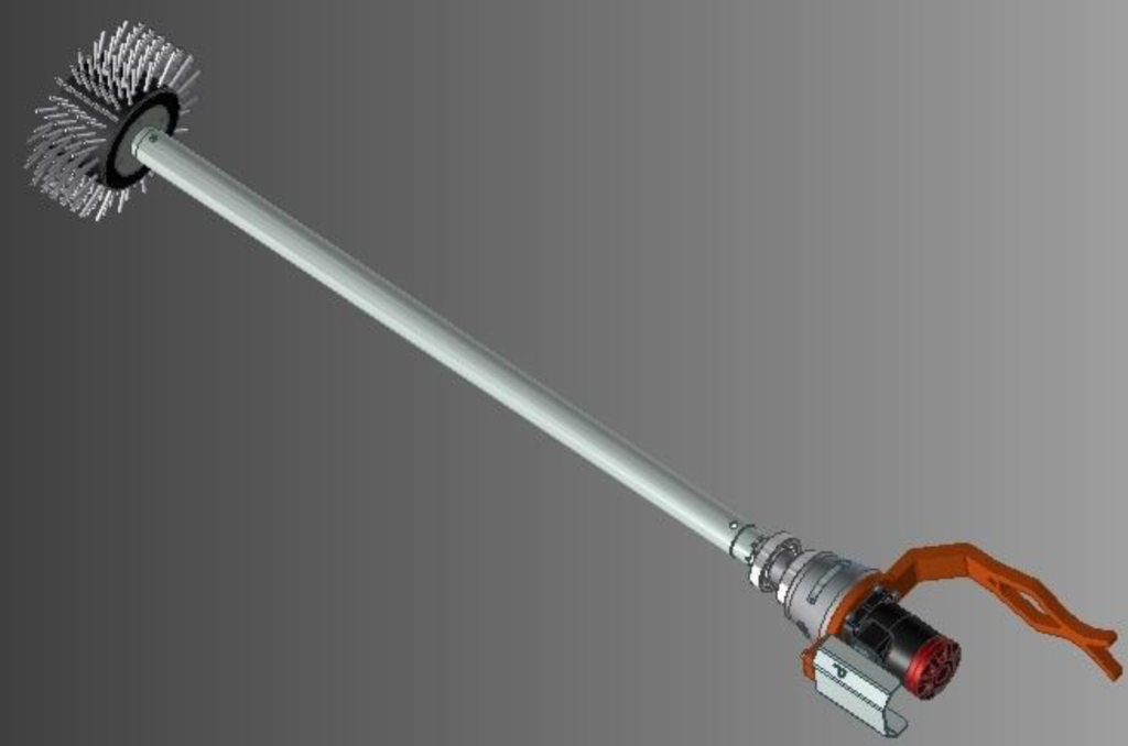 Subsea cleaning extension shaft Subsea cleaning extension shaft
